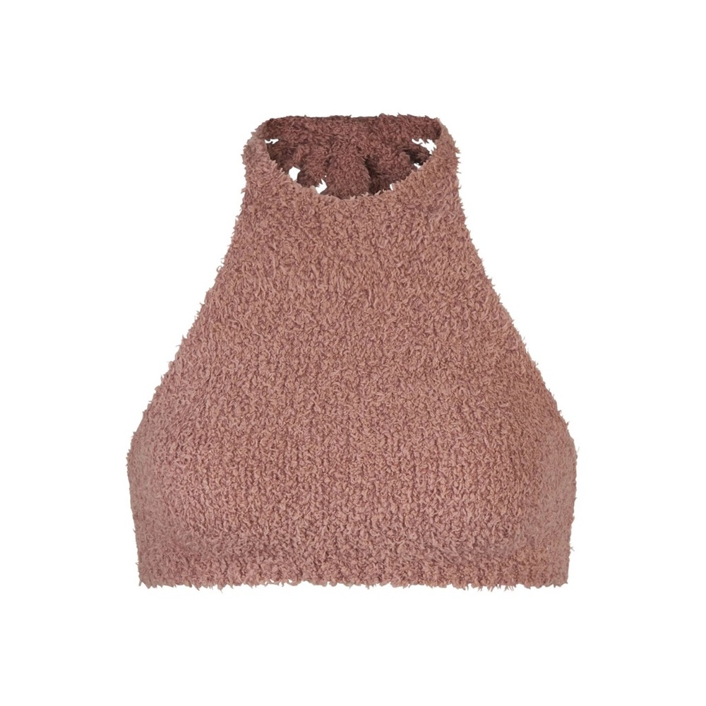 SKIMS Cozy Knit Halter Bra Top